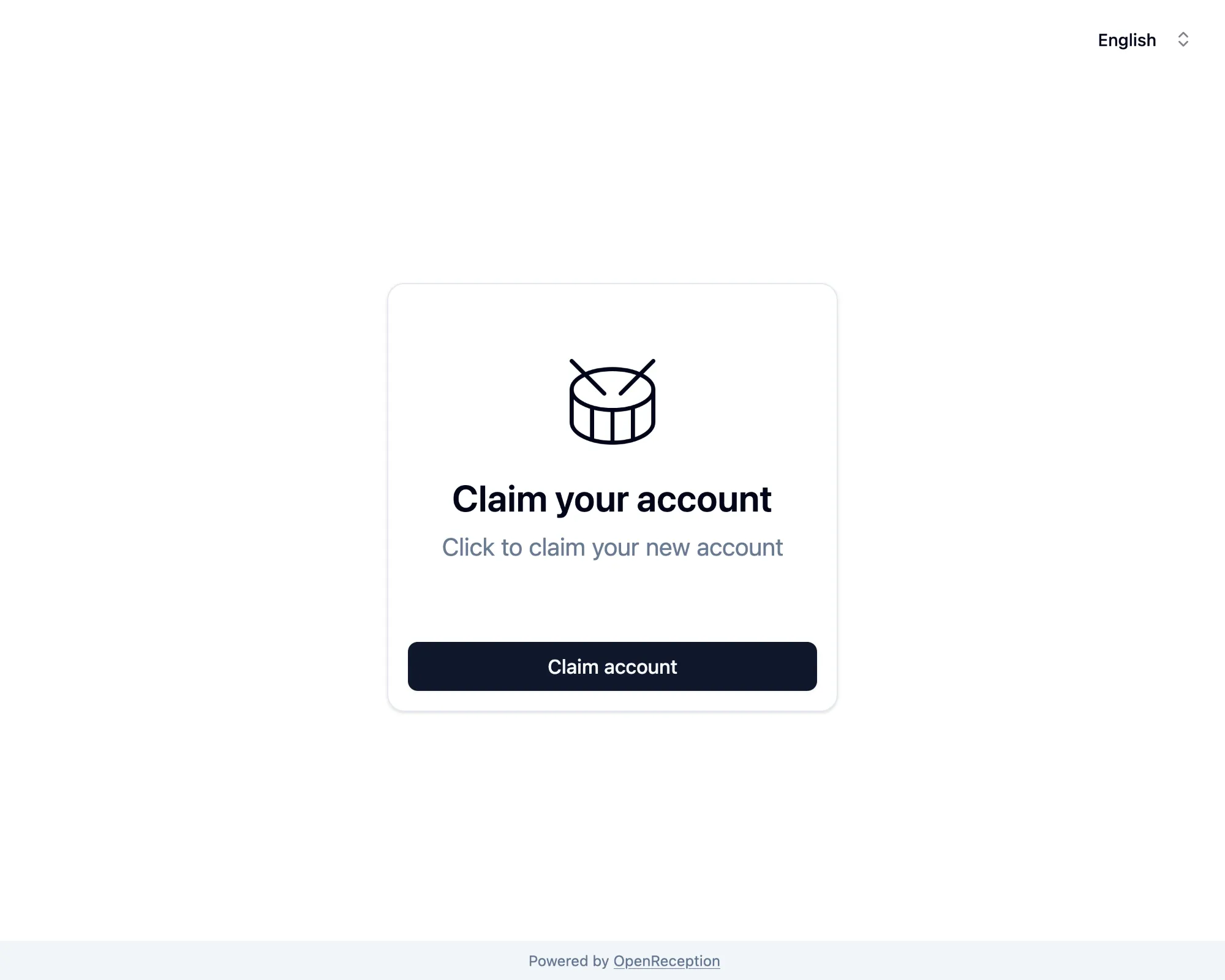 Claim account
